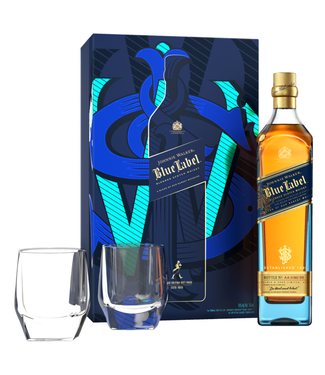 Johnnie Walker Blue Label Cadeauverpakking 0,70 ltr 40%