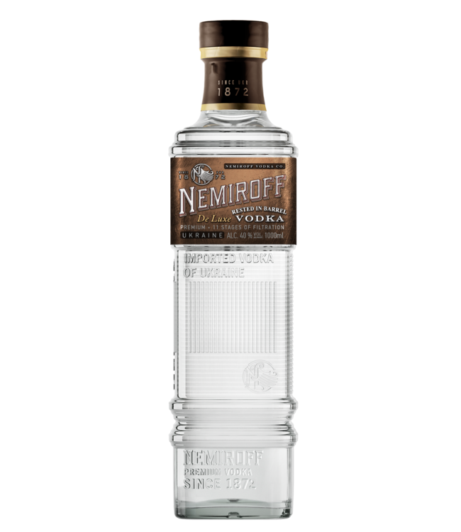Nemiroff De Luxe Rested In Barrel Vodka 1,00 ltr 40%