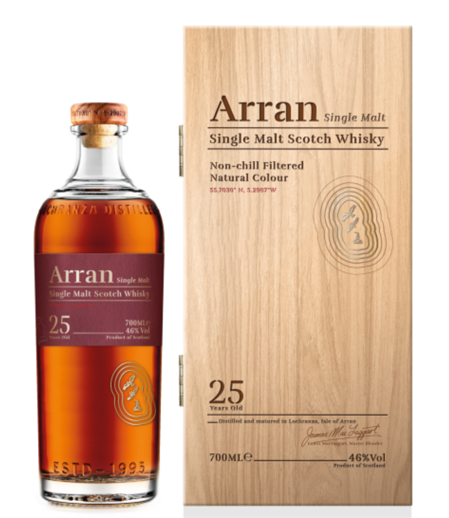 Arran 25 Years Old 0,70 ltr 46%