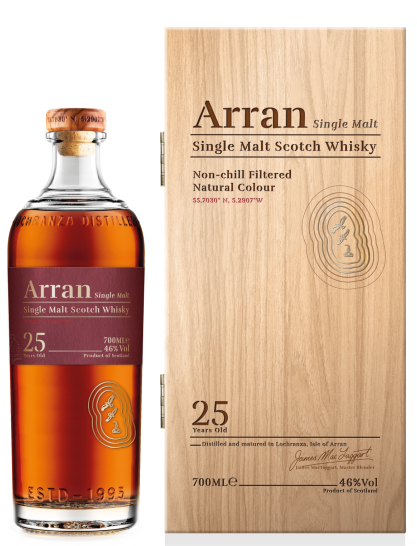 Arran 25 Years Old 0,70 ltr 46%