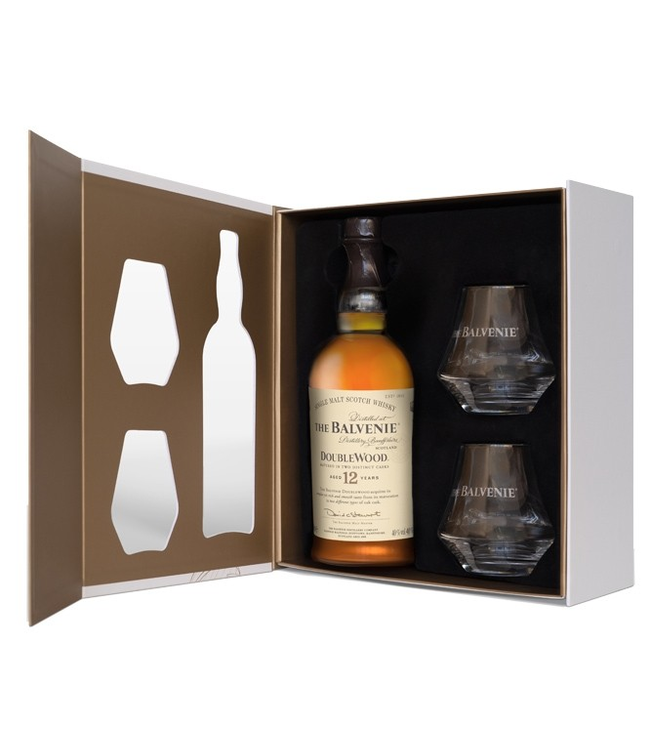 Balvenie 12 Years Old Doublewood Met 2 Glazen 0,70 ltr 40%