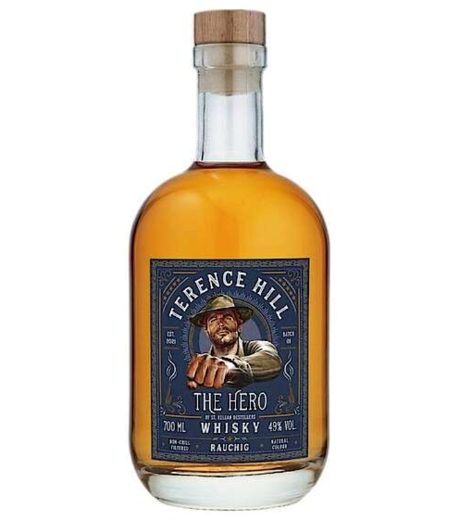 Terence Hill The Hero Peated Single Malt Whisky 0,70 ltr 49%