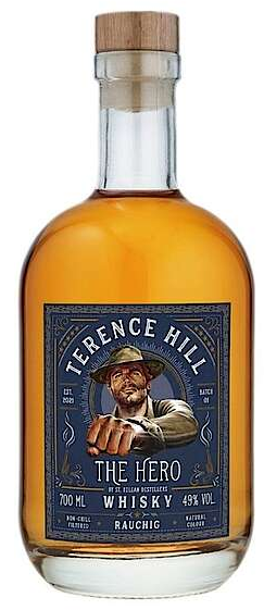 Terence Hill The Hero Peated Single Malt Whisky 0,70 ltr 49%