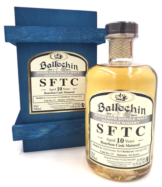 Ballechin Ballechin 10 Years Old Boubon Cask Straight From The Cask 53,5%