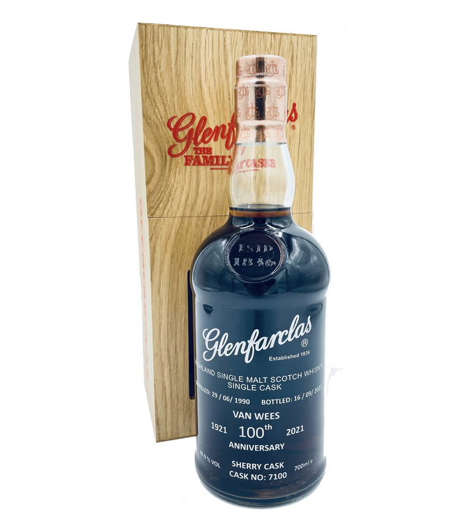 Glenfarclas 31 Years Old 1990 Van Wees 100th Anniversary 0,70 ltr 46,9%