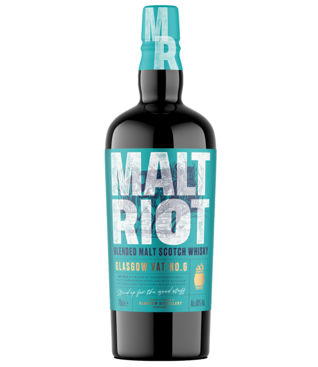 Glasgow Distillery Blended Malt Riot 0,70 ltr 40%