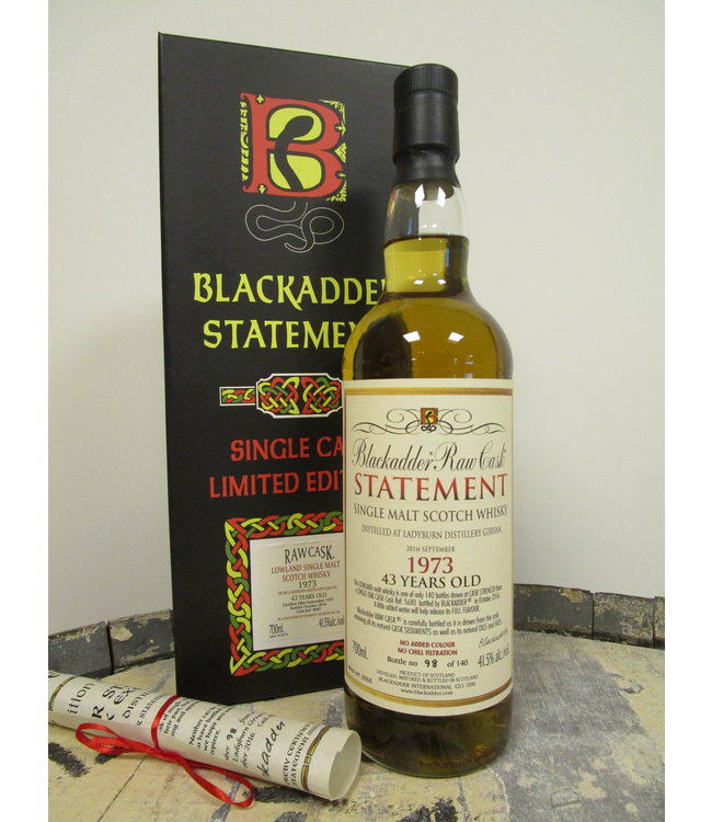 Blackadder Raw Cask Ladyburn 42 Years Old 1973 0,70 ltr 41,5%