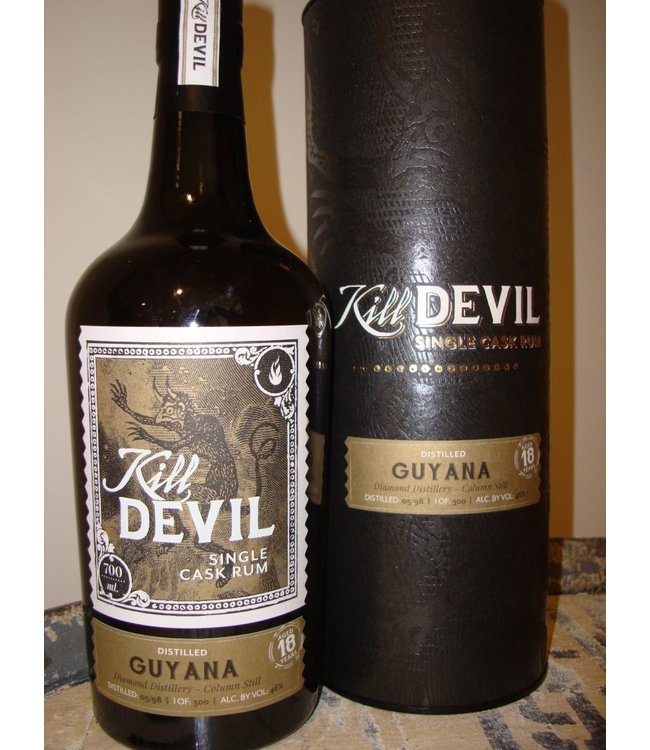 Guyana Diamond Column Still 18 Years Old 1998 Hunter Laing Kill Devil Rum 0,70 ltr 46%