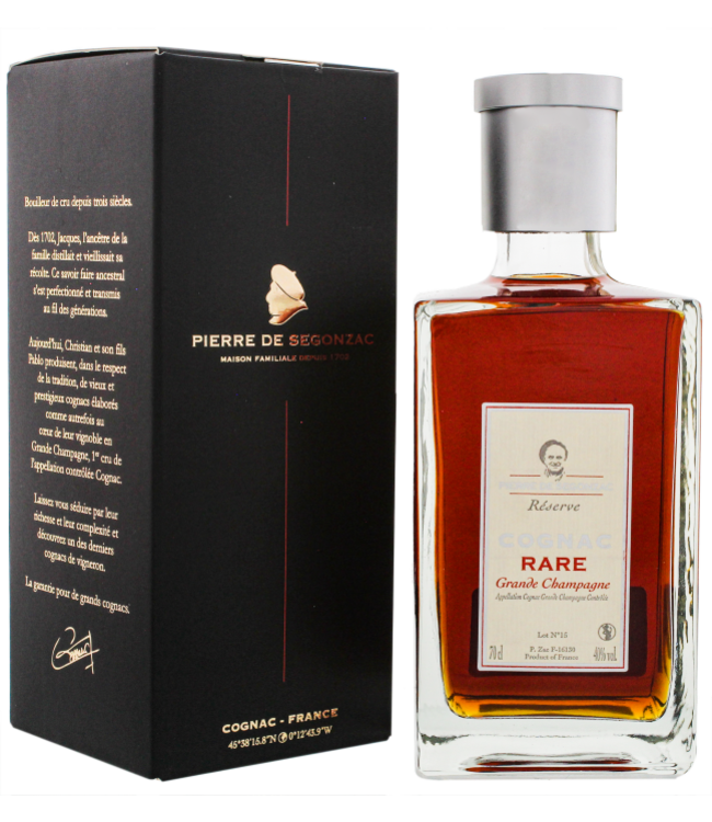 Pierre de Segonzac Cognac Rare Reserve Carafe Qbic 0,70 ltr 40%