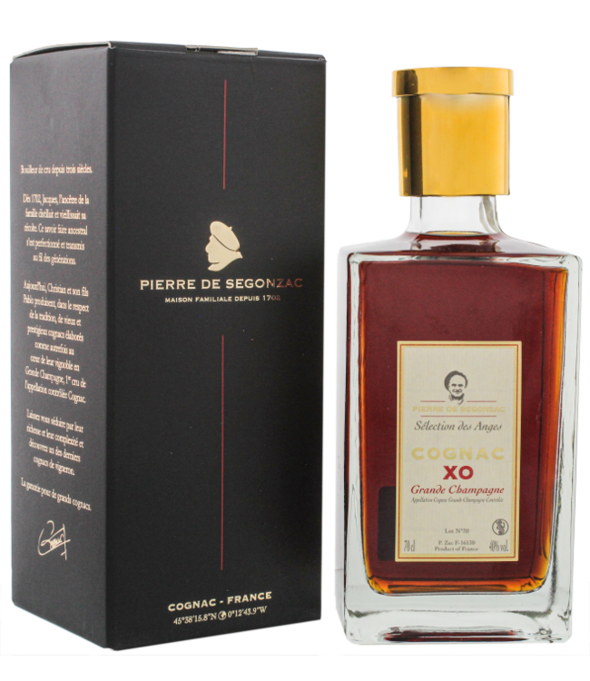 Pierre de Segonzac Cognac XO Selection des Anges Carafe Qbic 0,70 ltr 40%
