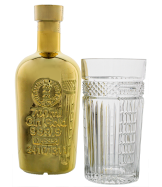 Gold 999 Gin Gold 999,9 Giftpack Met Glas 0,70 ltr 40%