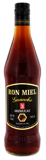Arehucas Guanche Honey Rum 0,70 ltr 20%
