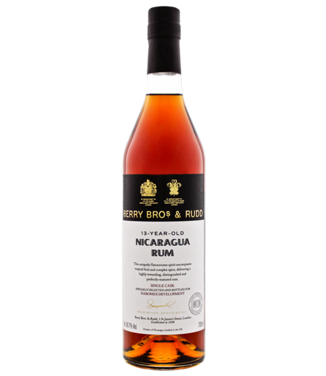 Berry Bros & Rudd Nicaraguan Single Cask Rum Cask Strength 13 Years Old 0,70 ltr 66,7%