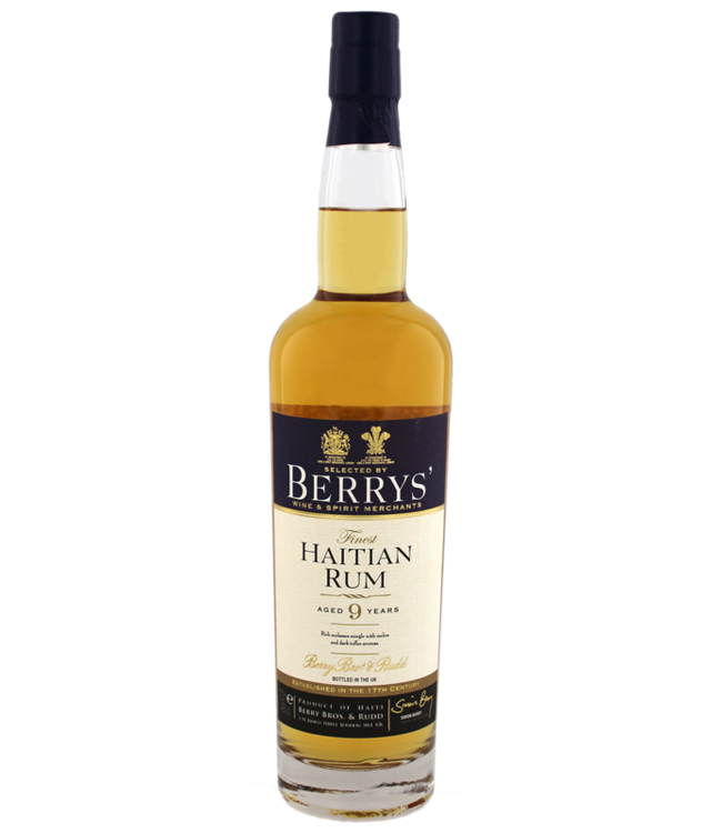 Berrys Own Finest Haiti Rum 9 Years Old 0,70 ltr 46%