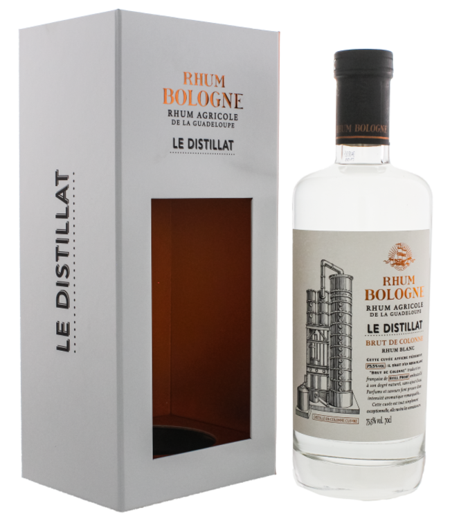 Bologne Le Distillat Rhum Blanc 0,70 ltr 75,5%