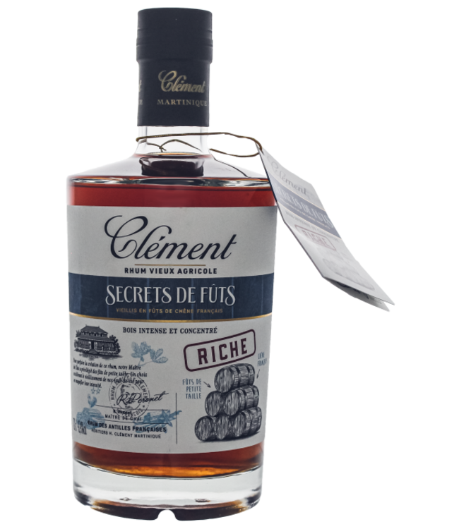 Clement Tres Vieux Rhum Agricole Secrets de Futs Riche 0,70 ltr 42,4%
