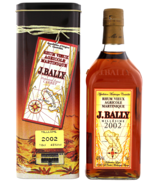 J. Bally J. Bally Vieux Agricole 2002 0,70 ltr 43%