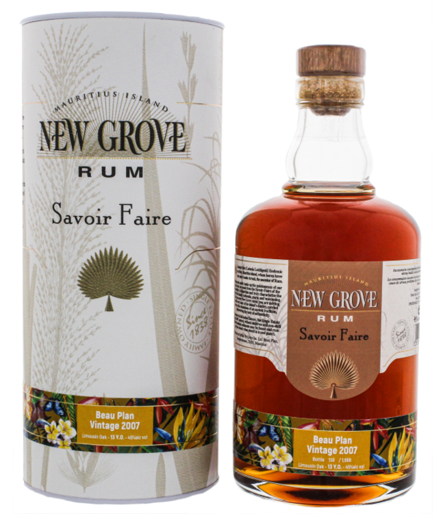 New Grove Savoire Faire Beau Plan Vintage 2007 0,70 ltr 45%