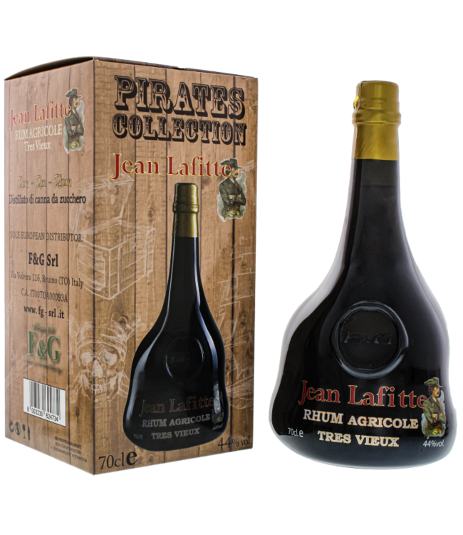 Pirate Collection Jean Lafitte Tres Vieux Agricole 0,70 ltr 44%