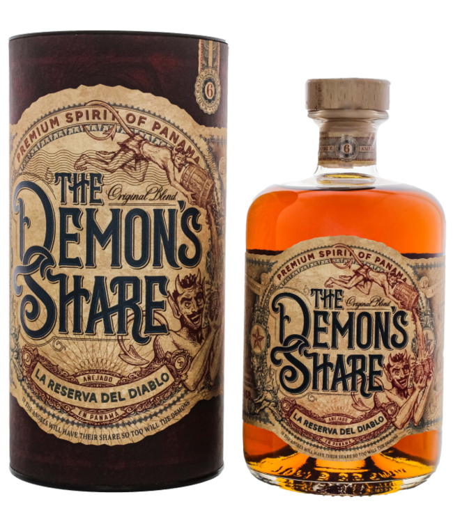 The Demons Share Premium Spirit of Panama 6 Years Old 0,70 ltr 40%