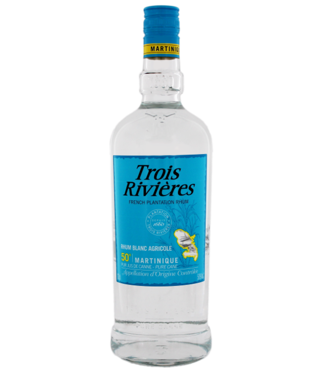 Trois Rivieres Blanc Rum 1,0 ltr 50%