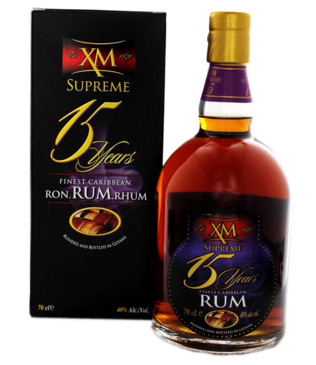 XM 15 Years Old Supreme 0,70 ltr 40%