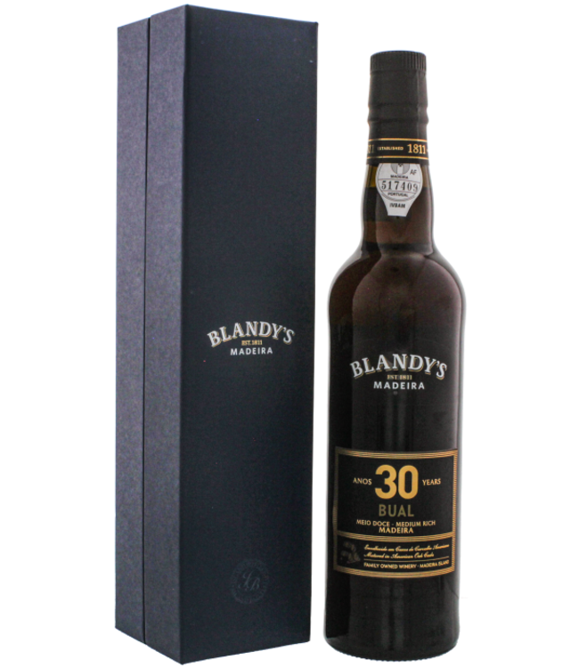 Blandys Madeira Bual 30 Years Old Medium Rich 0,50 ltr 20%