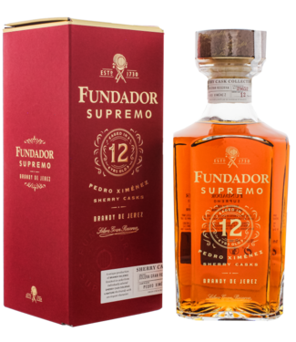 Fundador Fundador Supremo 12 Years Old Sherry Casks Brandy de Jerez 0,70 ltr 40%