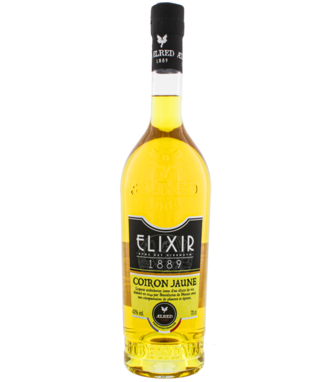 Aelred Liqueur 1889 Elixer Coiron Jaune 0,70 ltr 43%
