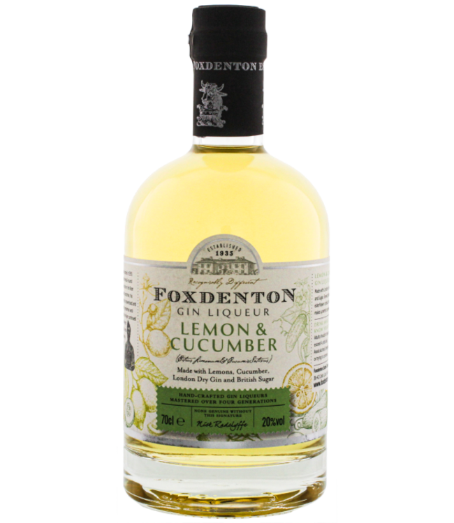 Foxdenton Lemon & Cucumber Liqueur 0,70 ltr 20%