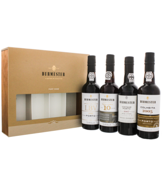 Burmester Burmester Giftpack (Vintage 2007, 10 Years Old Tawny, LBV, Colheita 2005) 4 x 0,375 ltr 20%