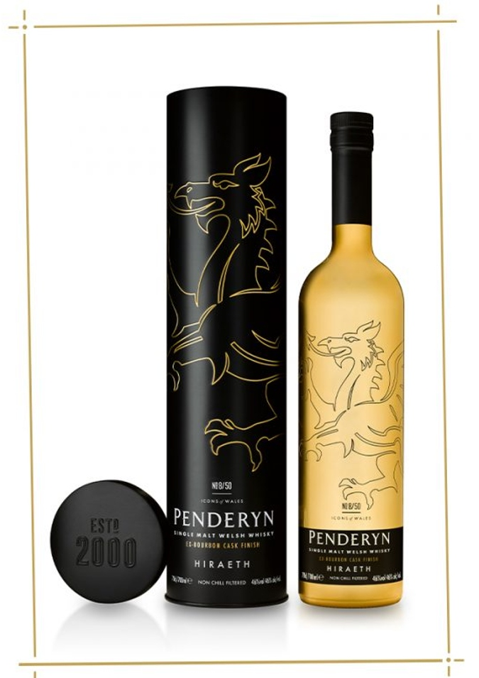 Penderyn Icon Of Wales Hiraeth 0,70 ltr 46% 54.18
