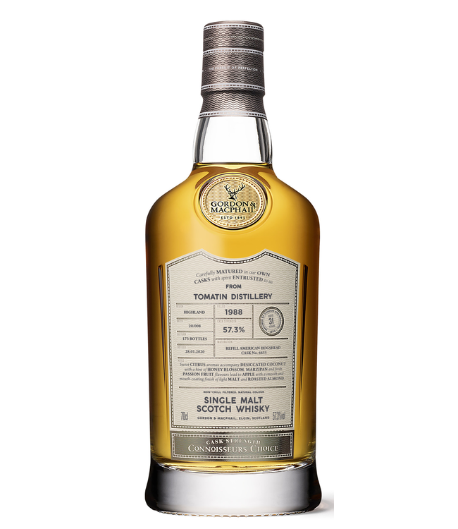 Tomatin 31 Years Old 1988 Gordon & MacPhail 0,70 ltr 57,3%