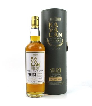 Kavalan Kavalan Solist Ex Bourbon Oak 0,70 ltr 58,6%