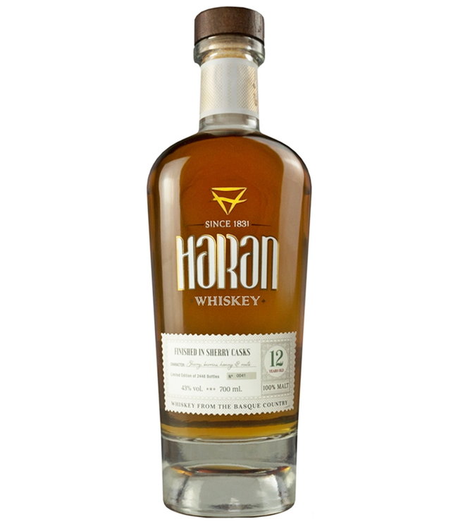 Haran 12 Years Old Basque Malt Sherry Finish 0,70 ltr 43%