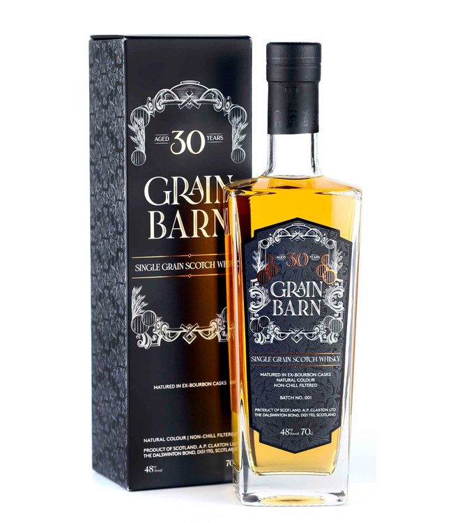 The Grain Barn 30 Years Old Claxton's 0,70 ltr 48%
