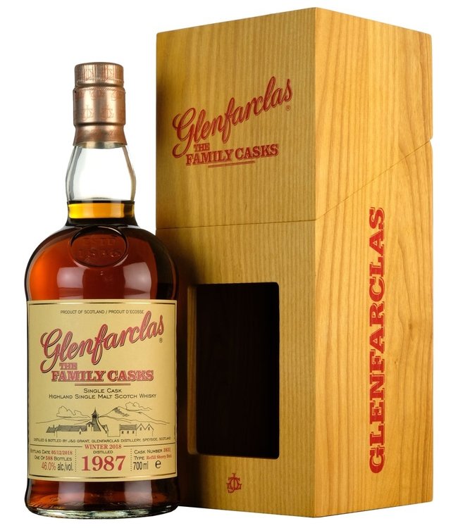 Glenfarclas Family Casks 1987 Winter Release 2018 Cask 3831 0,70 ltr 46%