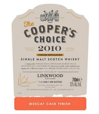 Linkwood Linkwood 11 Years Old 2010 Cooper's Choice 0,70 ltr 53%