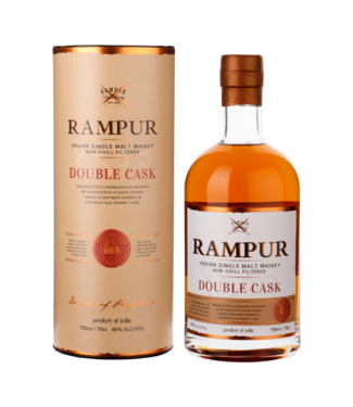 Rampur Rampur Double Cask Indian Single Malt 0,70 ltr 45%