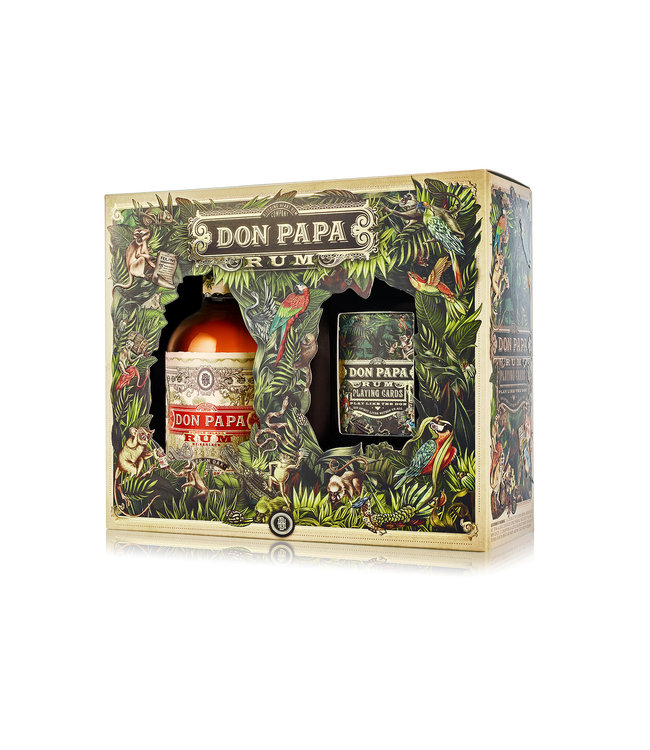 Don Papa Rum Playing Cards Pack 0,70 ltr 40%