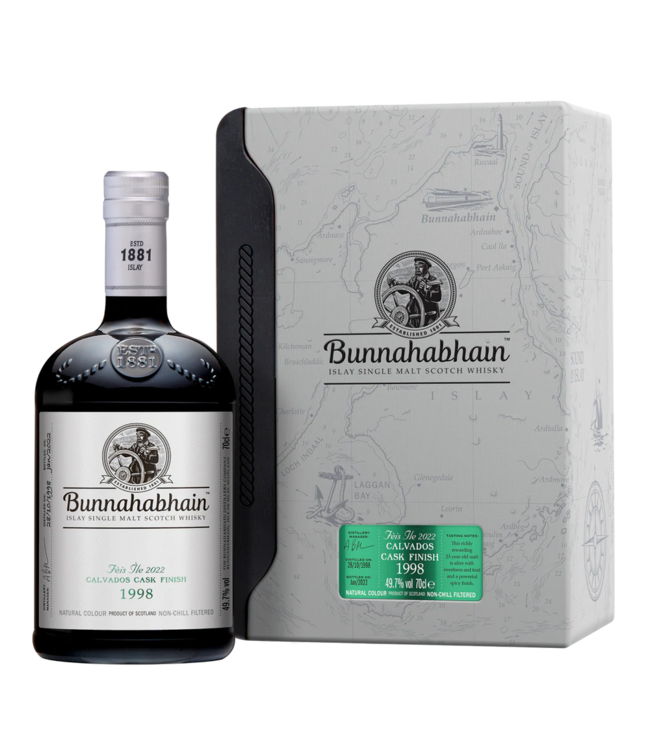 Bunnahabhain 1998 Calvados Cask Finish Feis Ile 2022 0,70 ltr 49,7%