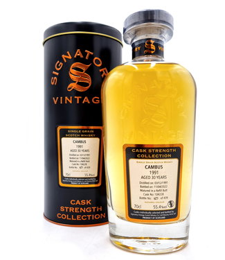 Cambus Cambus 1991 Signatory Cask Strength Cask 104228 0,70 ltr 55,4%