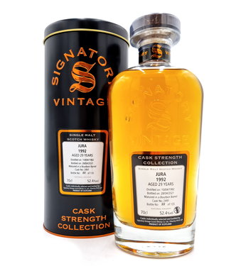 Isle Of Jura Jura 29 Years Old 1992 Signatory Cask Strength Cask 2491 0,70 ltr 52,4%