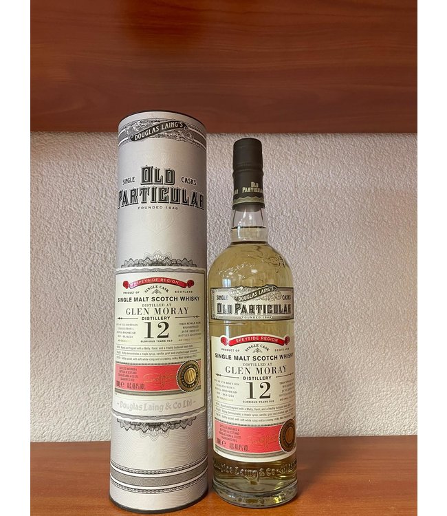 Glen Moray 12 Years Old 2008 Douglas Laing Old Particular 0,70 ltr 48,4%