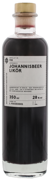 DSM No. 930 Apothekers Johannisbeerlikör 0,35 ltr 28%