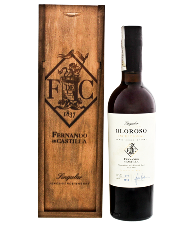 Fernando de Castilla Sherry Oloroso Excepcional Singular 0,37 ltr 22%