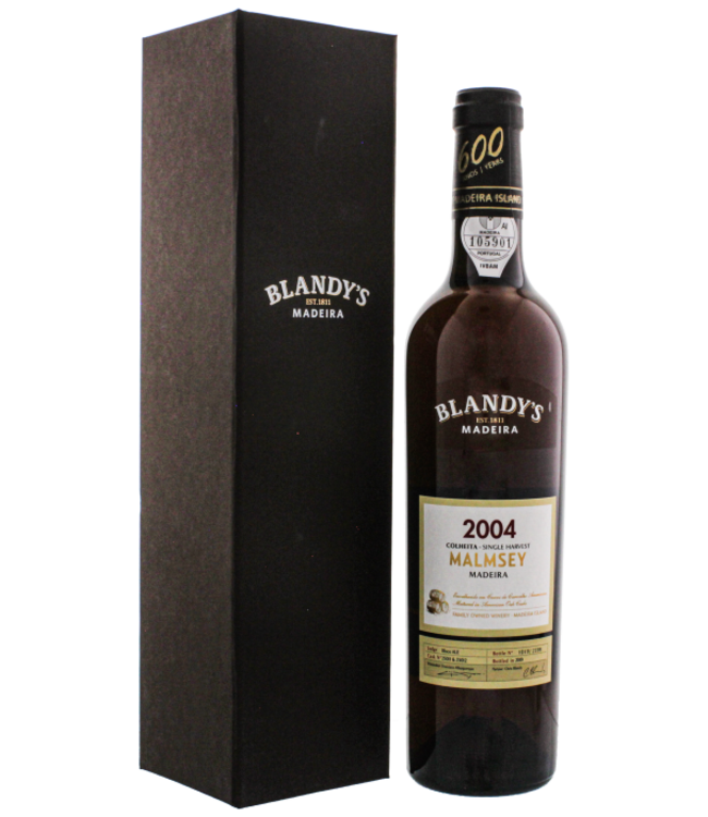 Blandys Madeira Malmsey Colheita Single Harvest 2004/2019 0,50 ltr 20%