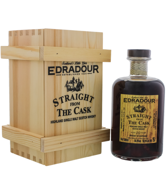 Edradour 10 Years Old Straight from the Cask Sherry 2011/2021 0,50 ltr 56,9%