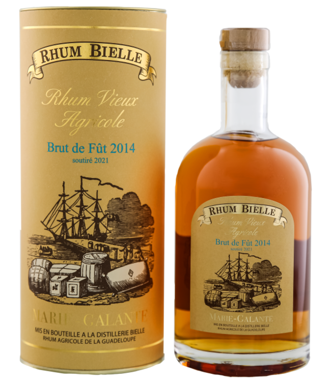 Bielle Rhum Vieux Agricole Brut de Fut 2014 0,70 ltr 56,5%