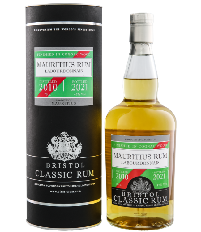 Bristol Mauritius Labourdonnais 2010/2021 Cognac Finish 0,70 ltr 47%